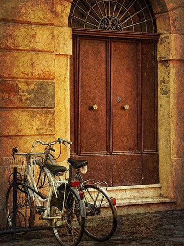 Venice Snapshots II White Modern Wood Framed Art Print with Double Matting by Head, Danny