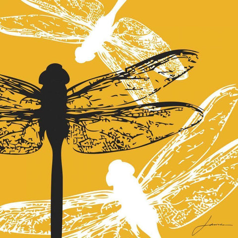 Pop Fly I Gold Ornate Wood Framed Art Print with Double Matting by Burghardt, James