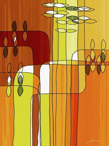 Uplift II Black Ornate Wood Framed Art Print with Double Matting by Burghardt, James