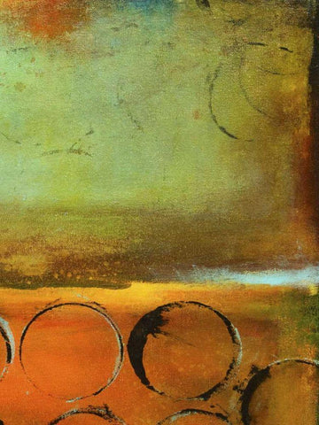 Round the Block II Black Ornate Wood Framed Art Print with Double Matting by Ashley, Erin