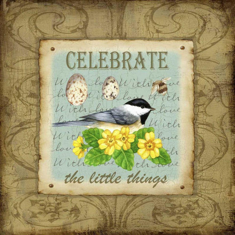 Wings of Wonder I White Modern Wood Framed Art Print with Double Matting by Maday, Jane