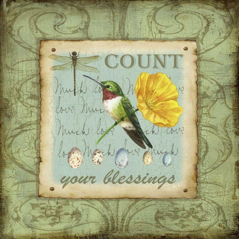 Wings of Wonder II Black Modern Wood Framed Art Print with Double Matting by Maday, Jane