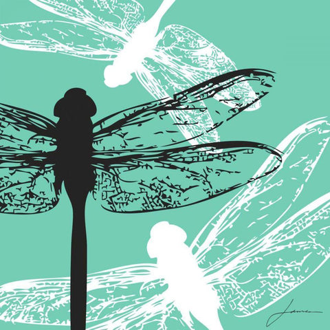 Pop Fly VII White Modern Wood Framed Art Print by Burghardt, James