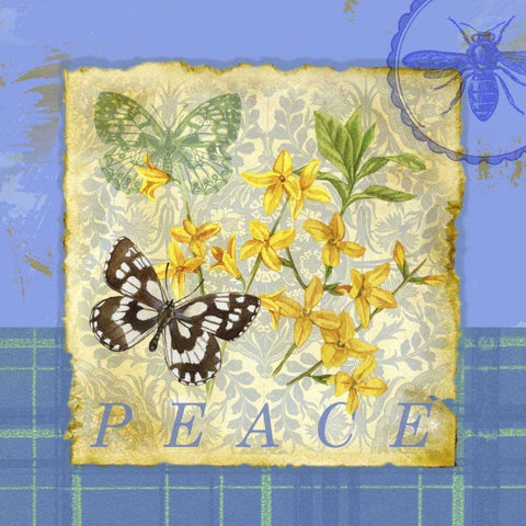 Papillon Plaid IV Black Modern Wood Framed Art Print with Double Matting by Maday, Jane