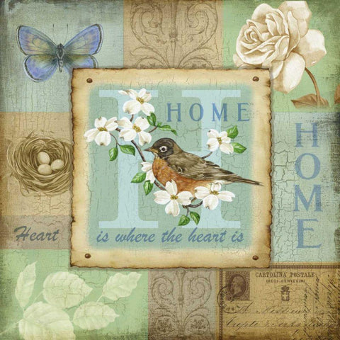 Sweet Inspirations I Gold Ornate Wood Framed Art Print with Double Matting by Maday, Jane