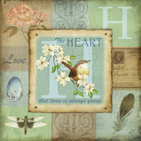 Sweet Inspirations III Black Modern Wood Framed Art Print with Double Matting by Maday, Jane