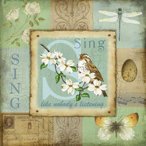 Sweet Inspirations IV White Modern Wood Framed Art Print by Maday, Jane