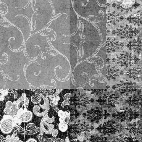 Odyssey II Black Ornate Wood Framed Art Print with Double Matting by Higby, Jason