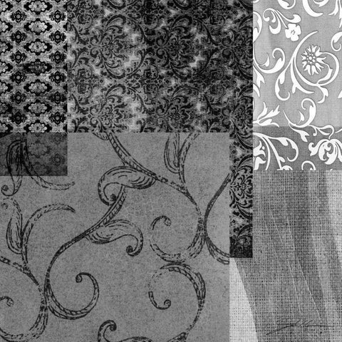 Odyssey III White Modern Wood Framed Art Print with Double Matting by Higby, Jason