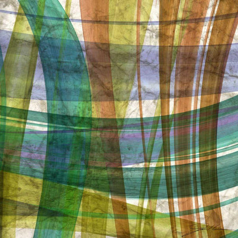 Paintstroke Tile III Black Modern Wood Framed Art Print by Higby, Jason