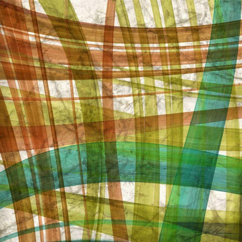 Paintstroke Tile IV White Modern Wood Framed Art Print by Higby, Jason