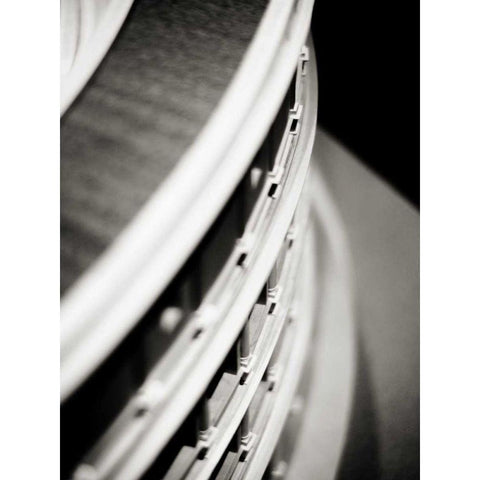 Detail I White Modern Wood Framed Art Print by Ling, Tang