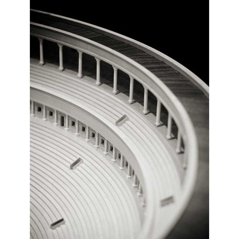 Detail II Black Modern Wood Framed Art Print with Double Matting by Ling, Tang
