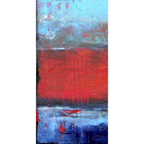 Road House Blues I White Modern Wood Framed Art Print by Ashley, Erin