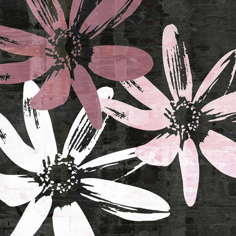 Bloomer Squares VIII Black Modern Wood Framed Art Print with Double Matting by Burghardt, James