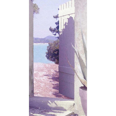 Coastal Doorway IV Gold Ornate Wood Framed Art Print with Double Matting by Bay, Noah