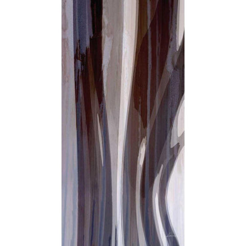 Bentwood Panel IV Gold Ornate Wood Framed Art Print with Double Matting by Burghardt, James