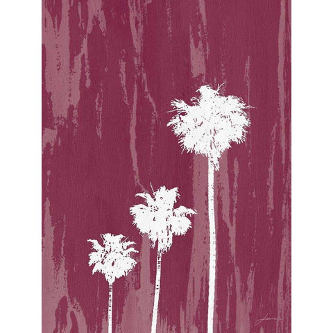 Oasis I White Modern Wood Framed Art Print by Burghardt, James