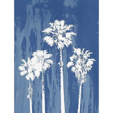 Oasis II Black Modern Wood Framed Art Print with Double Matting by Burghardt, James