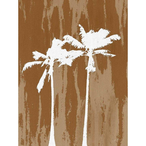 Oasis III White Modern Wood Framed Art Print by Burghardt, James