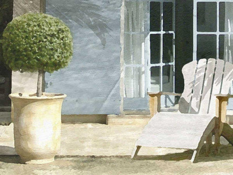 Finnegan Point II Black Ornate Wood Framed Art Print with Double Matting by Bay, Noah