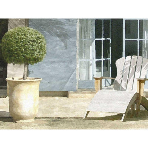 Finnegan Point II Black Modern Wood Framed Art Print with Double Matting by Bay, Noah