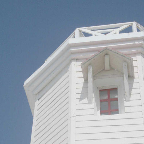 Lighthouse Study II Black Ornate Wood Framed Art Print with Double Matting by Bay, Noah