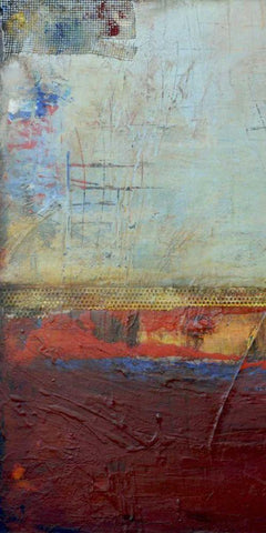 Backstage 34 I White Modern Wood Framed Art Print with Double Matting by Ashley, Erin