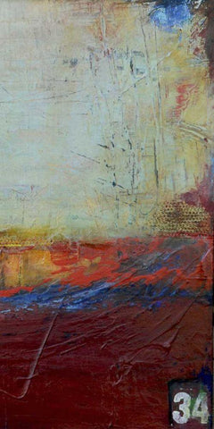 Backstage 34 II White Modern Wood Framed Art Print with Double Matting by Ashley, Erin