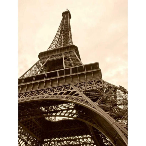 Eiffel Views II Black Modern Wood Framed Art Print by Perry, Rachel