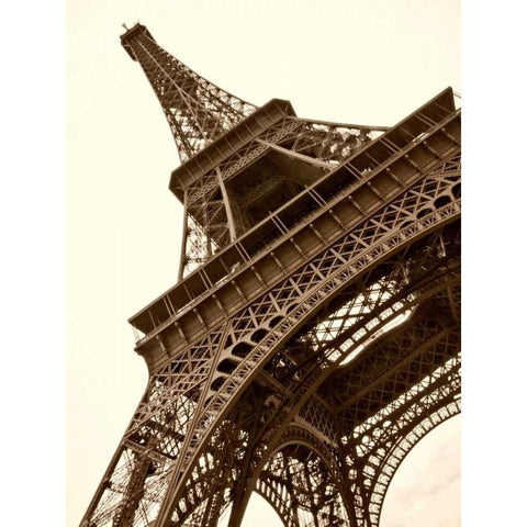 Eiffel Views IV White Modern Wood Framed Art Print by Perry, Rachel