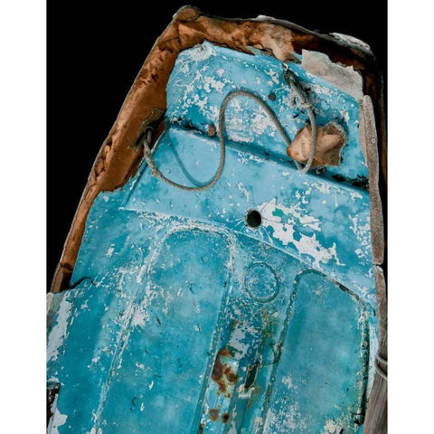 Wooden Rowboats I Black Modern Wood Framed Art Print by Perry, Rachel