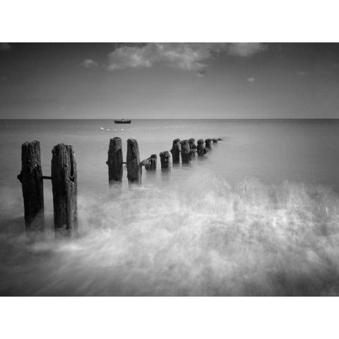 Fast and Slow Black Modern Wood Framed Art Print by Henson, Martin