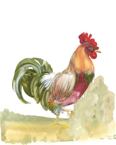 Down Home I Black Ornate Wood Framed Art Print with Double Matting by Della-Piana, Elissa