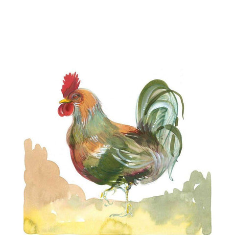 Down Home IV Gold Ornate Wood Framed Art Print with Double Matting by Della-Piana, Elissa