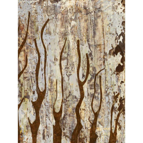 Butterfly Tree II Black Modern Wood Framed Art Print by Avondet, Natalie