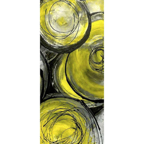 Rush Hour Taxi II Black Modern Wood Framed Art Print by Ashley, Erin