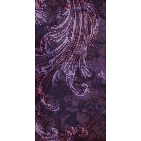 Grape Tart I Black Modern Wood Framed Art Print with Double Matting by Fagalde, Jarman