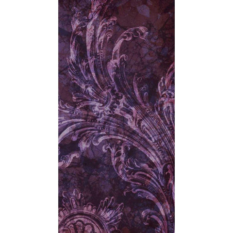 Grape Tart II Black Modern Wood Framed Art Print with Double Matting by Fagalde, Jarman