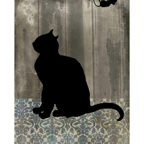 Mouse Hunt II White Modern Wood Framed Art Print by Ludwig, Alicia