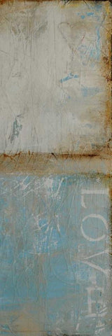 Softly Spoken II (2-Up) White Modern Wood Framed Art Print with Double Matting by Ashley, Erin