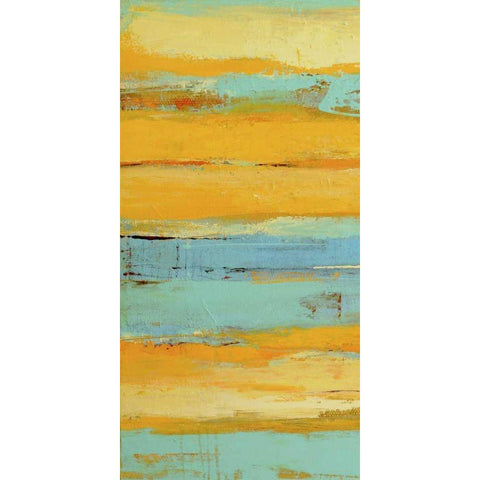 Caribbean Sunrise I White Modern Wood Framed Art Print by Ashley, Erin