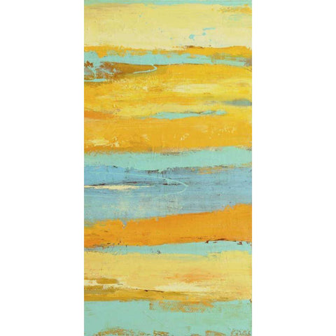 Caribbean Sunrise II Gold Ornate Wood Framed Art Print with Double Matting by Ashley, Erin