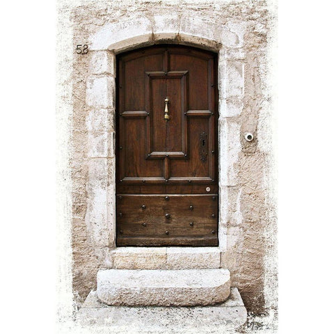 Doors of Europe VIII Black Modern Wood Framed Art Print by Perry, Rachel