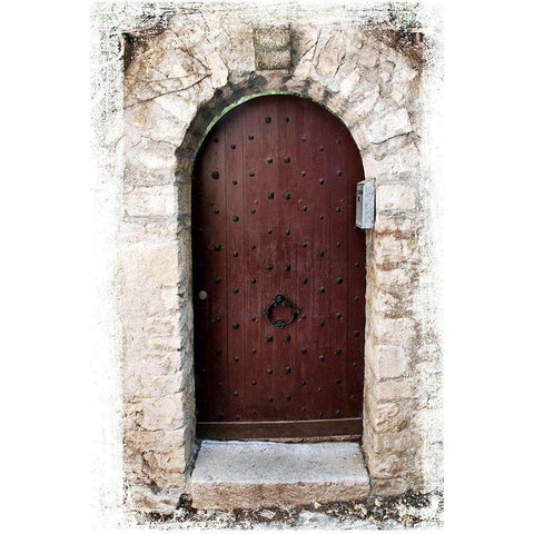 Doors of Europe IX Black Modern Wood Framed Art Print by Perry, Rachel