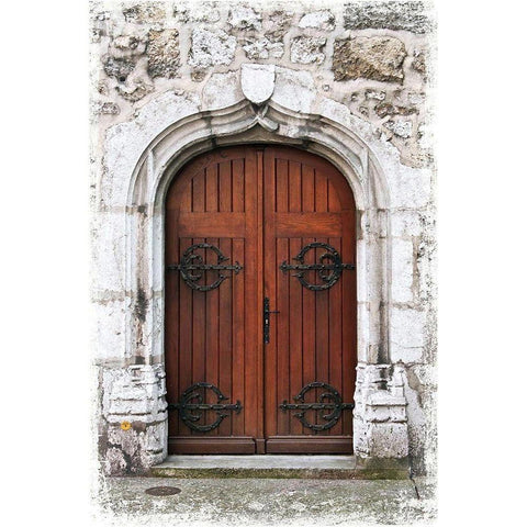 Doors of Europe XII Black Modern Wood Framed Art Print by Perry, Rachel