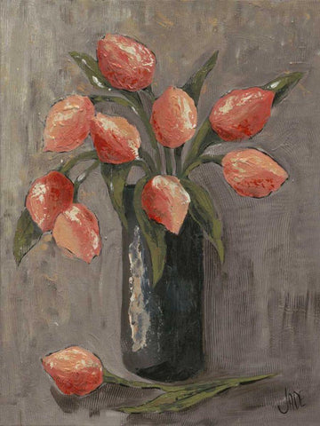 Late Spring II White Modern Wood Framed Art Print with Double Matting by Reynolds, Jade