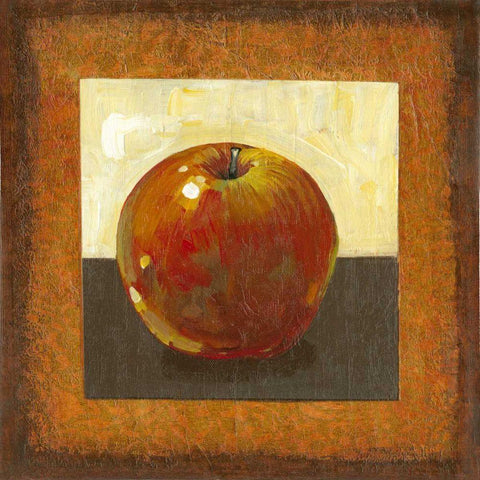 Gilded Fruit II Black Ornate Wood Framed Art Print with Double Matting by OToole, Tim