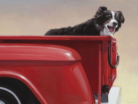 Custom Classic (ST) White Modern Wood Framed Art Print with Double Matting by Chapman, Julie T.