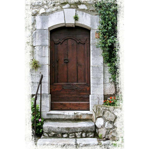 Doors of Europe XVIII Black Modern Wood Framed Art Print by Perry, Rachel